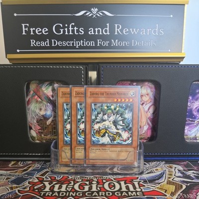 Playset 3x Zaborg der Donnermonarch GLD2-DE006 Yu-Gi-Oh Common 