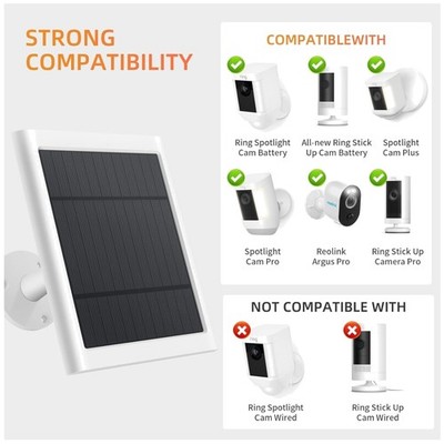 Ring Solar Panel Charger 2-Pack for Stick Up & Spotlight Cam