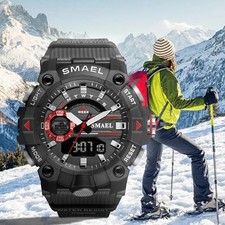 SMAEL 8040 Men's Digital Sports  Military Watch Waterproof Shock Resistant 50M