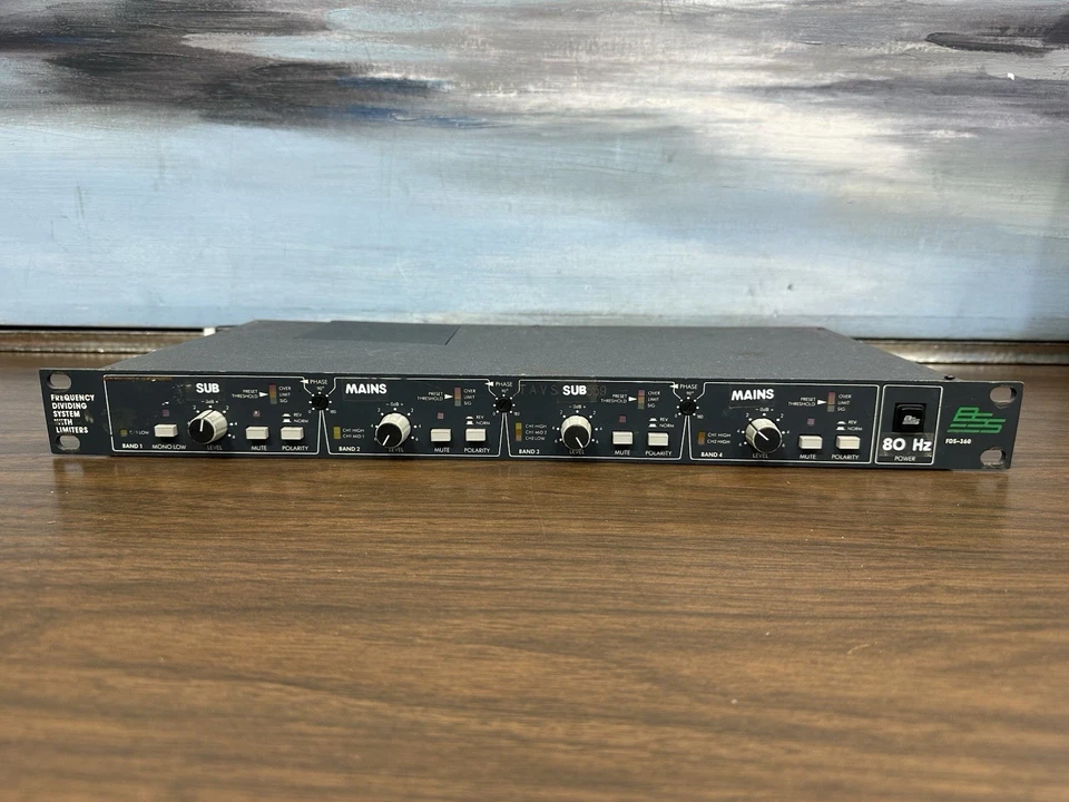 BSS FDS-360 Frequency Dividing System Crossovers - With Two Cards - Image 4 of 4