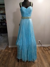 Sherri Hill Prom Formal Dress Size 10 Minor Flaws Light Blue Dress No Tags
