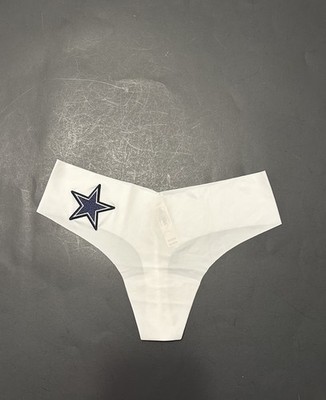 Pink Victoria's Secret White Dallas Cowboys Women Size Large *Front 
