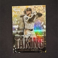 Topps Stadium Club Yours For The Taking Jackson Merrill Padres 2025 Insert