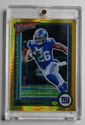 2022 Panini Classics - Saquon Barkley #73 Timeless Tributes Gold /99