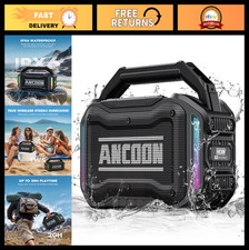 Bluetooth Wireless Speakers 80W Loud Sound, 20H Playtime, IPX6 Waterproof, Porta