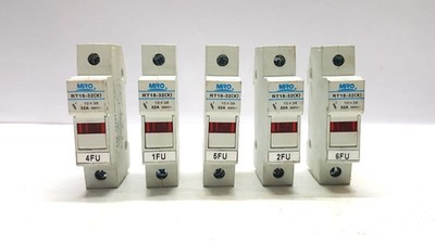 MIRO RT18-32(X) Zylindrische Sicherungshalter 10x38 32A 690V~ - 5er Pack