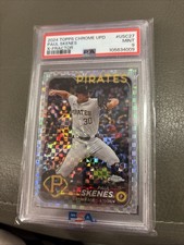2024 Topps Chrome Update Series - Rookie Debut Paul Skenes #USC27 X-Fractor (RC)