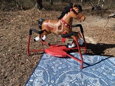 Radio Flyer Blaze Interactive Riding Horse,Brown Ride-on Pony for Kids 2-6 Years