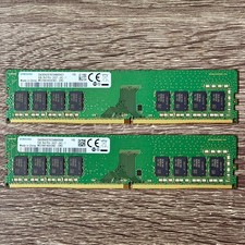 2x Samsung 8GB 1Rx8 PC4-2400T DDR4 UDIMM Desktop RAM M378A1K43CB2-CRC 16GB