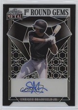 2023 Leaf Metal 1st Round Gems Black Prismatic /6 Enrique Bradfield Jr Auto ow3