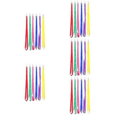  5 Pieces Schlüsselband Bunt Kartenhülle Für Nennen Sie Tag Lanyard
