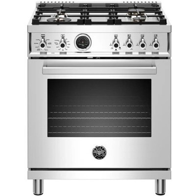 Bertazzoni Professional Series PROF304DFSXT 30 In Freestanding Dual Fuel Range