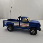Vintage 1980’s USA Metallic Blue Metal Tonka Truck 11062 80s Toy Estate Find
