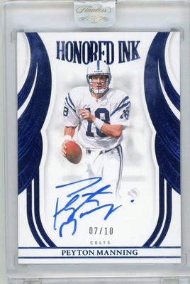 Peyton Manning 2026 Panini Flawless Honored Ink Auto /10 #HI-PMA