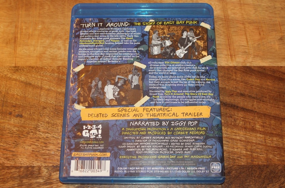 Ray Punk Turn It Around: The Story Of East Bay Punk (Blu-ray/DVD, 2018) | eBay