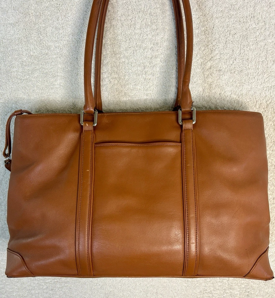Bolso de Mano Coach de Cuero Marrón Claro 10.6" Bolso de Hombro Usado Foto 3 de 4