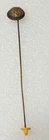 Antique Civil War Federal Officer's Button Hat Pin