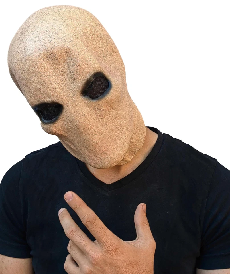 - Mask Silent Stalker Creepy Pasta Collection Durable Latex Costume Hand Pain... - Image 2 of 4