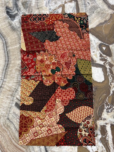 Vtg ZEPEL “Teahouse” Fabric Floral Asian Japan Damask Screen print 55x40” 1.5yds - Picture 7 of 9