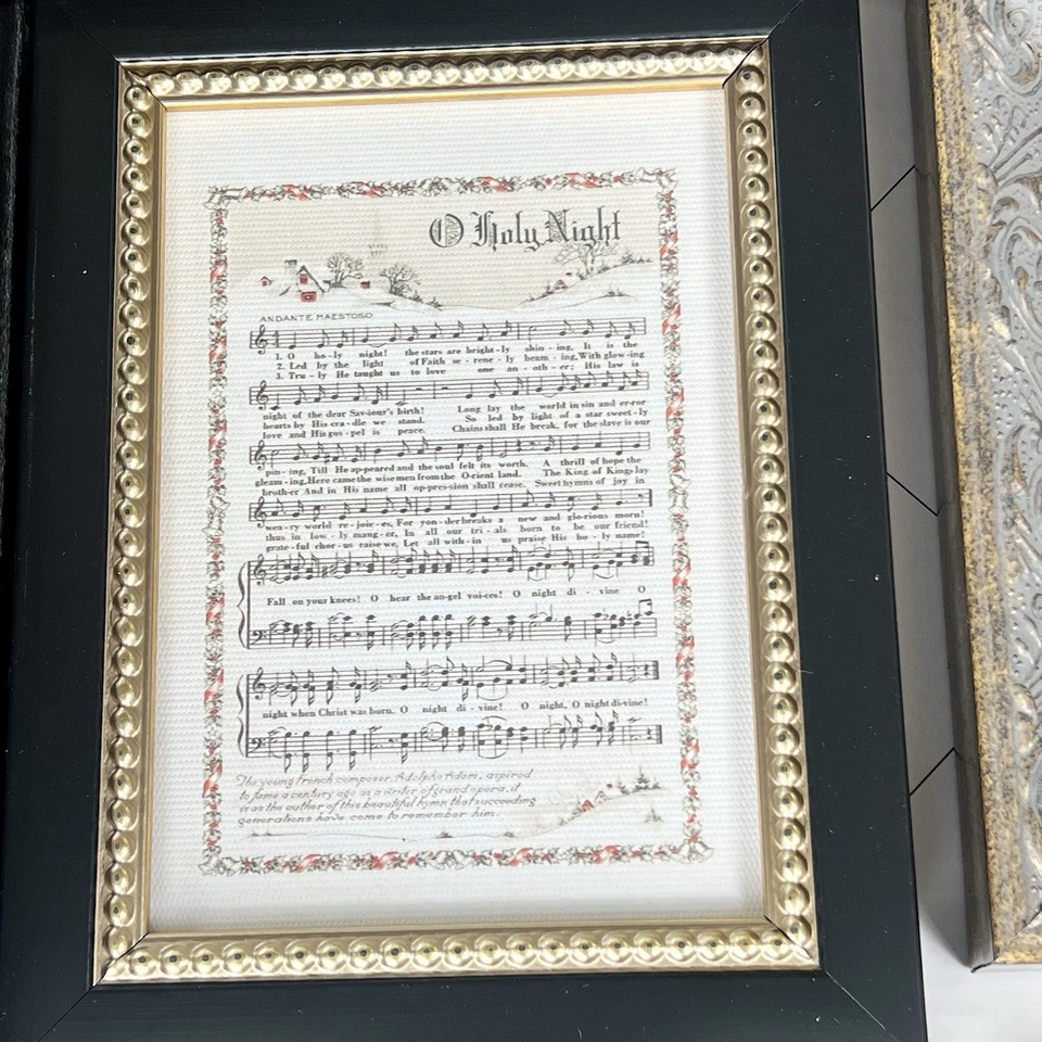 Nuevo con etiquetas Petal Lane Navidad 2025 arte de pared Papá Noel, árbol de Navidad, noche santa, ciervo Foto 2 de 4