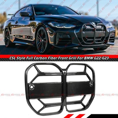 For 21-26 BMW G22 G23 430i M440i CSL Style Full Carbon Fiber Nose