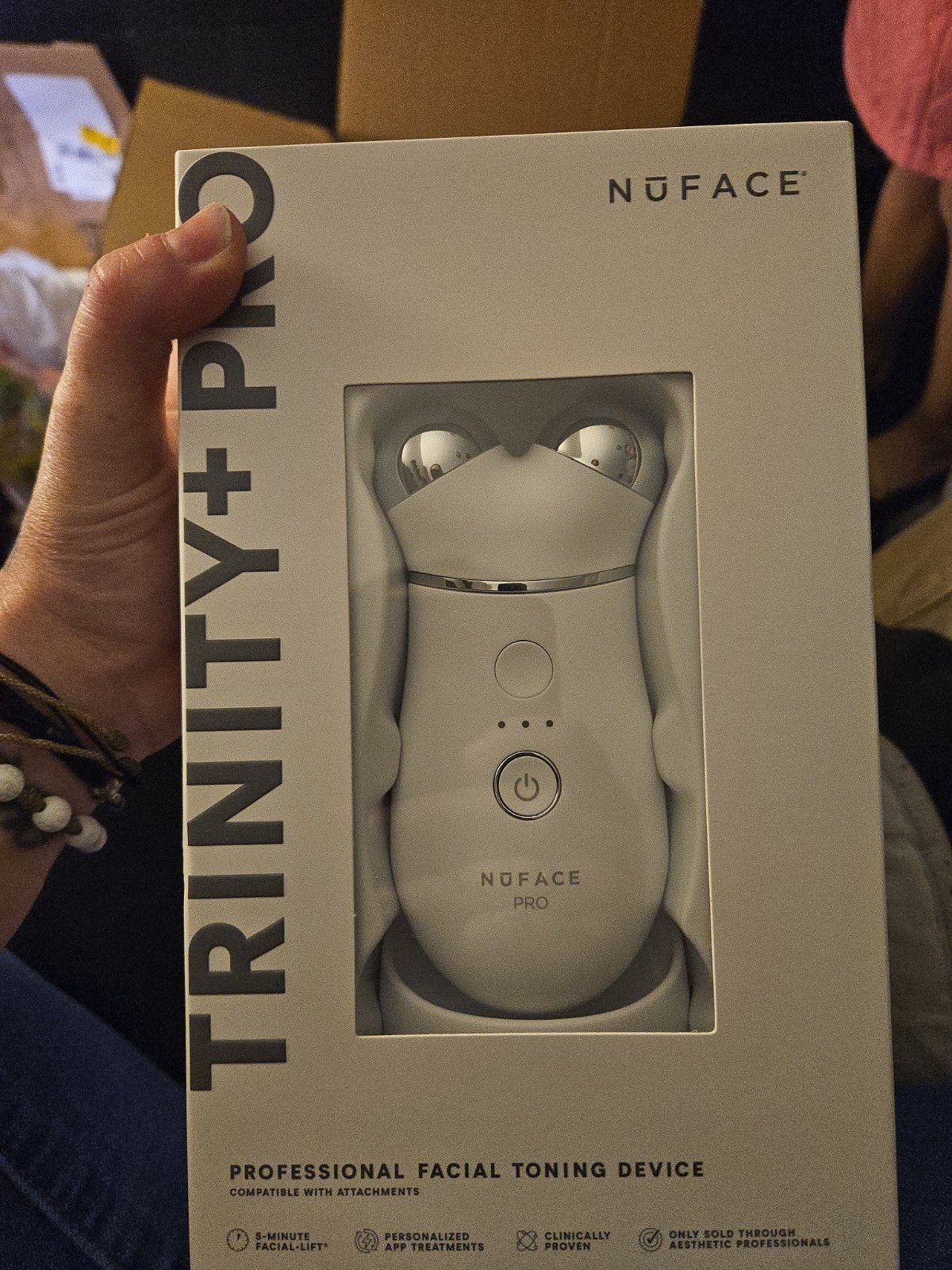 NuFACE Trinity+ PRO Advanced Facial Toning Device New Without Box