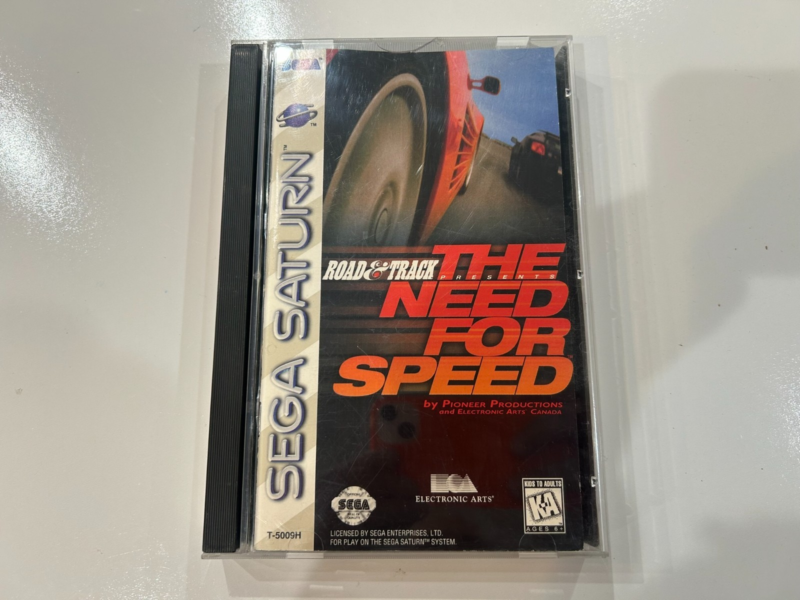 Road & Track Presents: The Need for Speed (Sega Saturn 1996) CIB Complete EXC