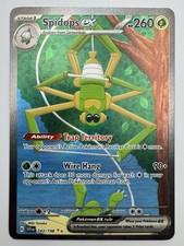 Spidops ex 243/198 Special Illustration Rare Scarlet Violet Pokemon TCG NM on eBay