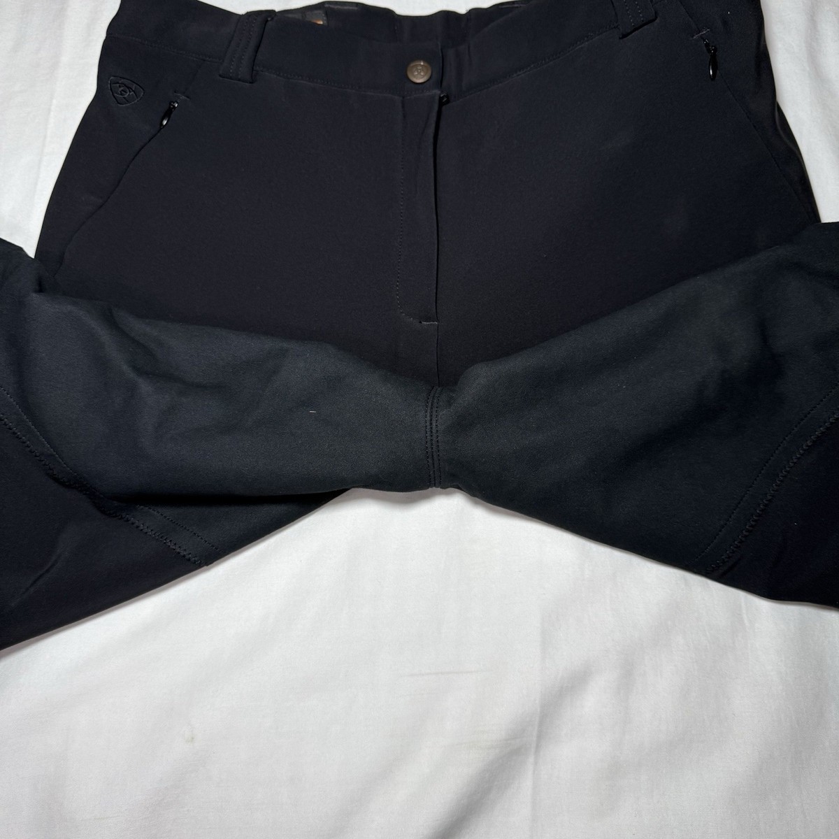 Culotte équitation Grise Brodée Culotte D'équitation Femme Ariat Pro Series Olympia - Taille 34R Grise Brodée - Occasion Culotte équitation Ariat Olympia 34R