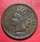 1890 US Indian Head Cent! Choice VF Details! Old US Coin!