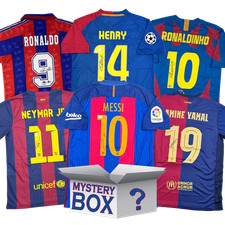 FC Barcelona Autographed/Signed Jersey Mystery Box PSA JSA or Beckett COA