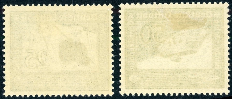 GERMANY 1938 MINT H SET #C59-60, COUNT FERDINAND VON ZEPPELIN !! I35 - Image 2 of 2