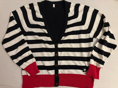 Blutsgeschwister Cardigan Jacke Bright Side of Life - my rockabilly stripes XL