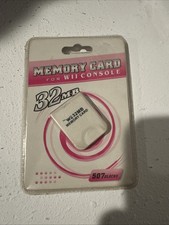 WII Console Memory Card 507 Blocks 32 MB