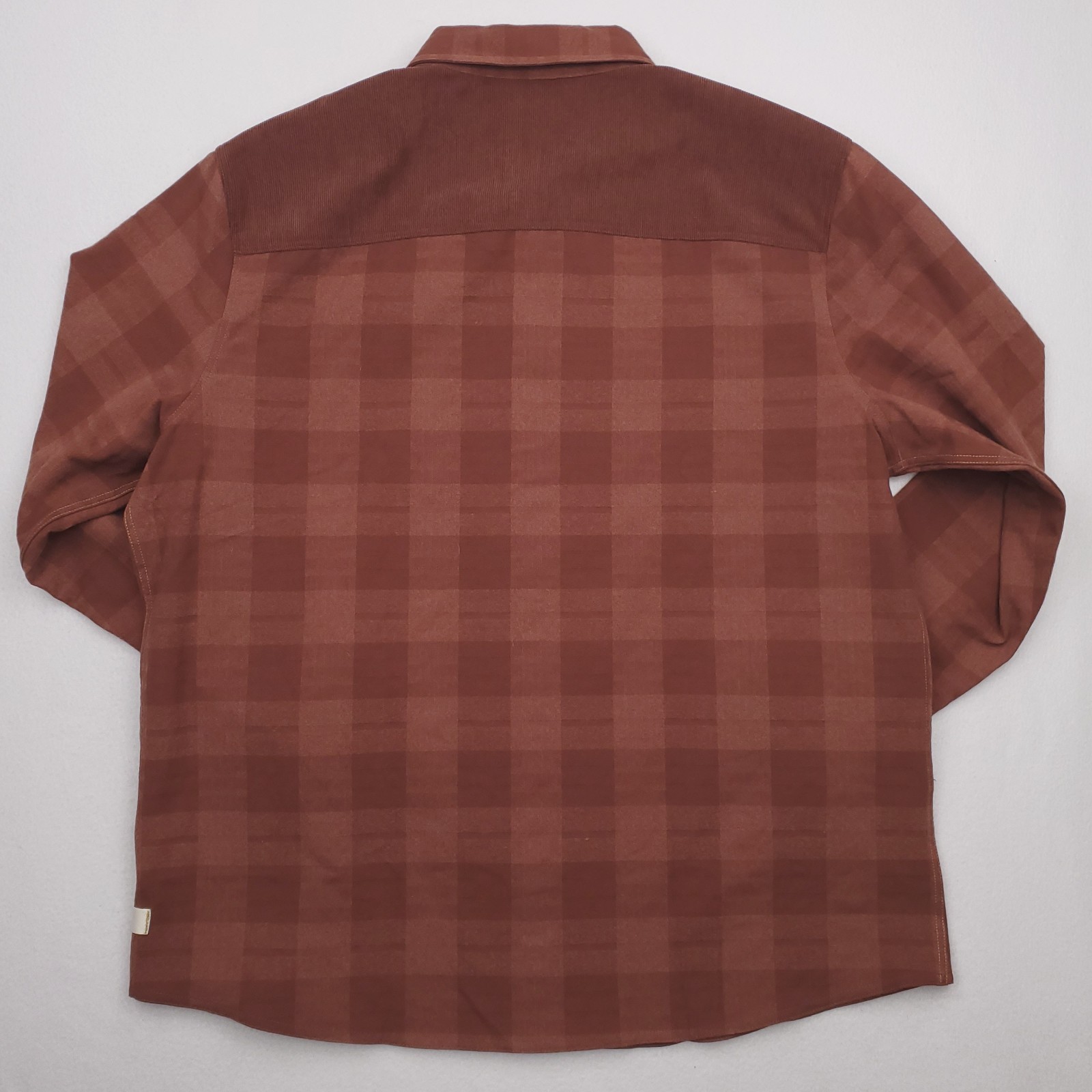 Branded Bills Flannel Shirt Men XXL Red Burnt Orange Buffalo Check ...