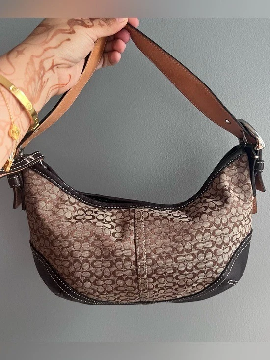 Preços baixos em Bolsas Coach Hobo marrom Bolsas Femininas | eBay
