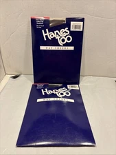 Vintage 1997 Hanes Too Day Sheer Sandalfoot Size EF style 137, town taupe