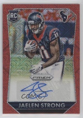 2015 Panini Prizm Rookie Signatures Red Mojo 36/75 Jaelen Strong Auto RC 4fv