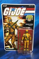 GI JOE SUPER 7 REACTION  TIGER FORCE SNAKE EYES O-RING TARGET EXCLUSIVE