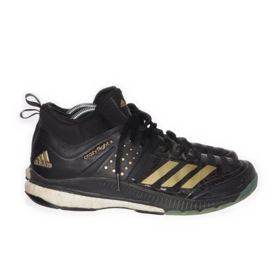 Adidas, Sneaker, Größe: 42 2/3, model: crazyflight x, Schwarz/Gold, Herren #e8b