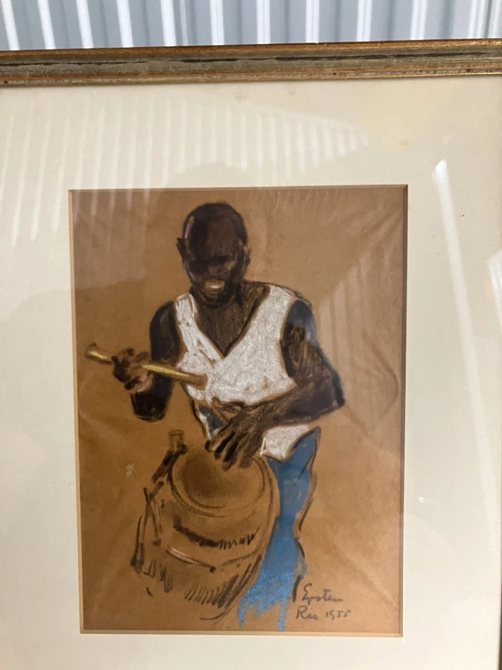 Max Epstein Artwork Original Art 1955 “Rio” - Image 2 of 4