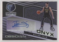 2020-21 Panini Obsidian Onyx Electric Etch Purple 7/75 Killian Tillie Auto pe8