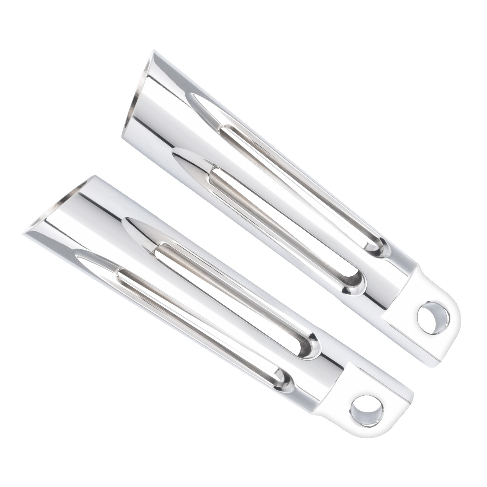 Hollow Male Mount Chrome Foot Rest Peg For Harley Touring Sportster Dyna Softail