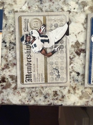 2010 PANINI CLASSICS MEMBERSHIP CARD /100 PHILADELPHIA EAGLES JEREMY MACLIN #17