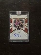 2023 Panini Immaculate WWE Marks of Greatness Autograph Alexa Bliss /49