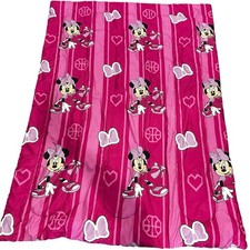 Disney Minnie Mouse Quilt Pink WNBA Basketball Twin Comforter 78"x84" Reversible