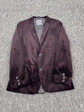 Appaman Blazer Boy 16 Purple Velvet Velour Fine Tailoring Sports Coat Jacket