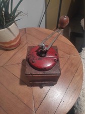 Moulin à café ancien JAPY en bois – Vintage rétro – Manivelle métal + tiroir