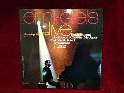 Emil Gilels Bach Busoni Beethoven Chopin Medtner ... - Live Aufnahmen 1961-69