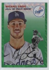 2023 Chrome Platinum Anniversary Green Wave Refractor 59/99 Michael Grove 0a6